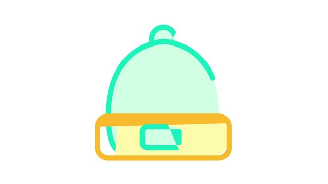 hat cap color icon animation