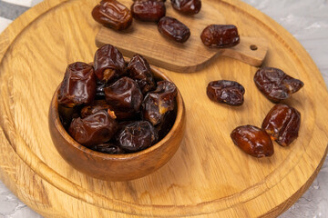 Kurma is sweet dried dates, a common dish when Ramadan