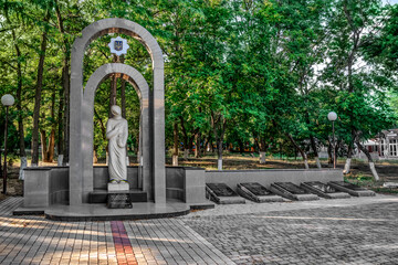 Kherson, Ukraine - July 22, 2020: Sculpture 