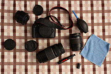 Digital reflex camera kit