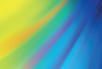 Light Blue, Yellow vector colorful abstract background.