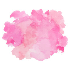 Abstract background of pink watercolor splash