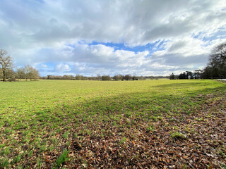 Fototapeta na wymiar A view of the Shropshire Countryside at Attingham Park