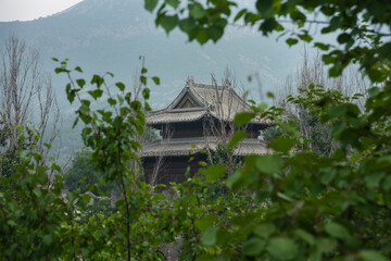 An old emperor temple in the mountains