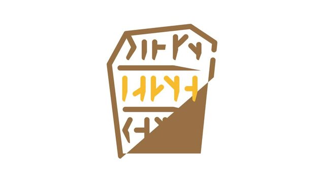 runestone stone color icon animation
