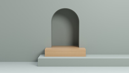podium pour présentation de produit - template - rendu 3D