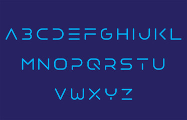 Fototapeta na wymiar calligraphy alphabet capital lettering a to z font family