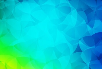 Obraz premium Light Blue, Green vector texture with abstract forms.