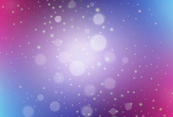 Dark Pink, Blue vector layout in New Year style.