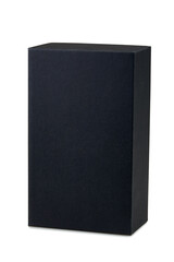 Studio shot of a Small black box isolated on white with clipping path