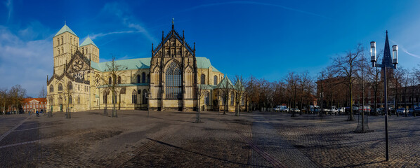 Naklejka premium Domplatz Münster, germany