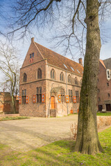 Fototapeta premium Historic Broerenklooster monastery in Hanseatic city Zwolle, Netherlands