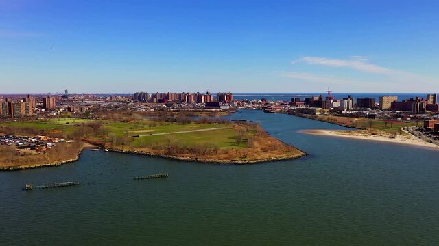 Beautiful Pan View of Coney Island