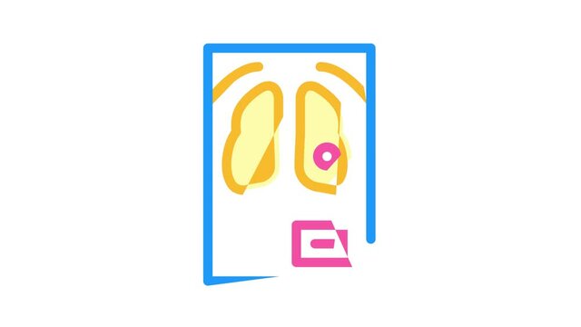 fluorography snapshot color icon animation