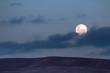 moon in the cloud