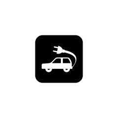 Electric car icon
