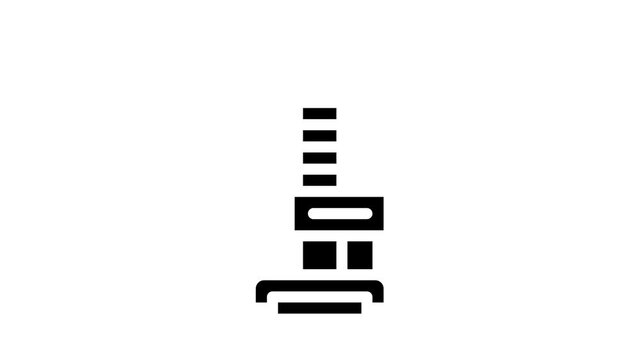 anthropometry tool glyph icon animation