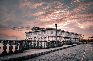 Beautifully reconstructed Filipino heritage and cultural houses that form part of Las Casas...