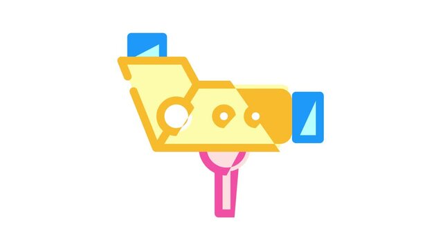 colposcope tool color icon animation