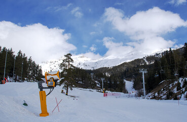 winter, snow, ski, mountain, mountains, landscape, alps, skiing, sky, cold, resort, nature,...