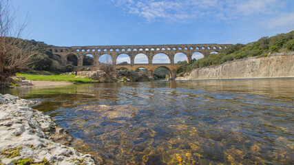 Fototapeta na wymiar Le Pont du Gard.