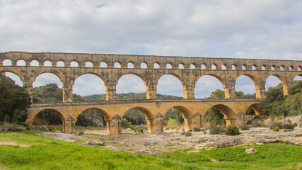 Fototapeta na wymiar Pont du Gard.