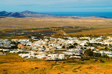 Town of Teguise on the Island of Lanzarote