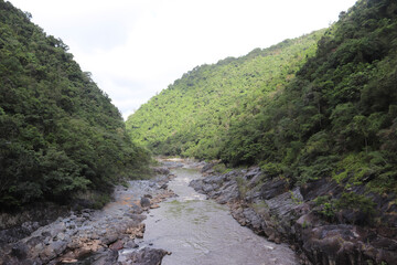 river in the mountains