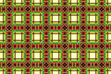 African ethnic seamless pattern. Background for juneteenth, black history month. Clothes, textile trendy ornament.