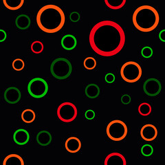 Circle Colorful Pattern. Vector Colorful Pattern.