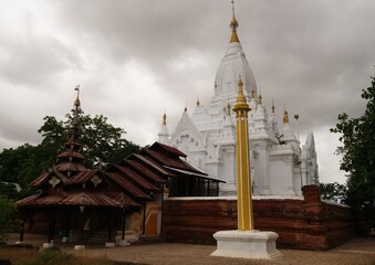 White temple in Bagan