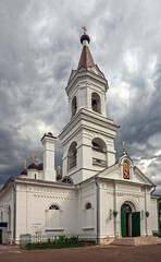 Fototapeta na wymiar St Trinity church. City of Tver, Russia. Year of construction - 1564 