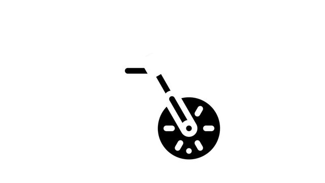 odometry equipment glyph icon animation