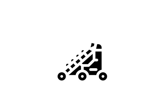 siege ladder glyph icon animation