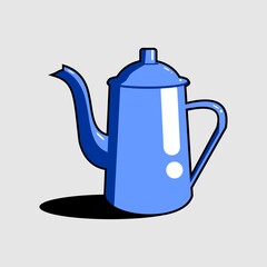 teapot isolated on white