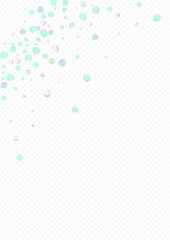 Holographic Circle Effect Transparent Background.