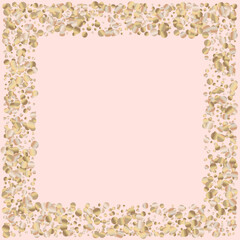 Golden Splash Bridal Pink Background. Light