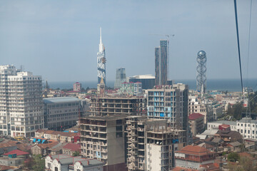 Fototapeta na wymiar Panoramic view of Batumi, Georgia