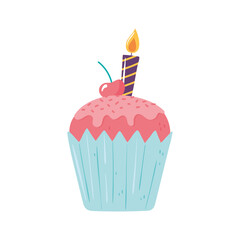 birthday cupcake candle