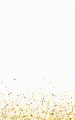 Gold Sequin Christmas Transparent Background.