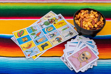 La Lotería Mexicana, juego de mesa familiar.