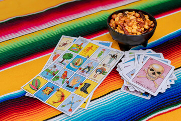 La Lotería Mexicana, juego de mesa familiar.