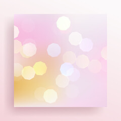 Abstract  bokeh glowing lights with gradient background.