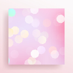 Abstract  bokeh glowing lights with gradient background.