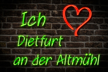 Obraz premium Dietfurt an der Altmühl