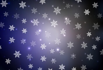 Dark Blue, Red vector background in Xmas style.