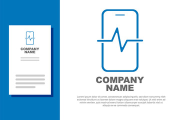 Blue Phone repair service icon isolated on white background. Adjusting, service, setting, maintenance, repair, fixing. Logo design template element. Vector