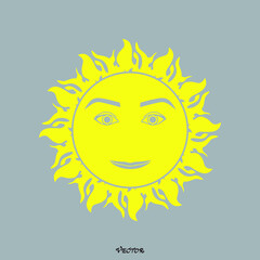 Greek sun god logotype