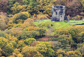 Fototapeta na wymiar Old castle in North Wales 7327