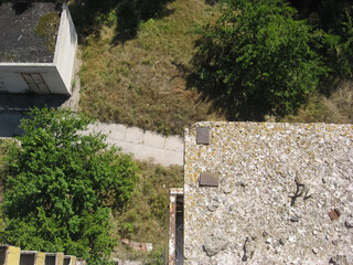 Abandoned residential buildings in village of Orbita near the Chyhyryn Nuclear Power Plant. Abandoned and destroyed. © Deniz